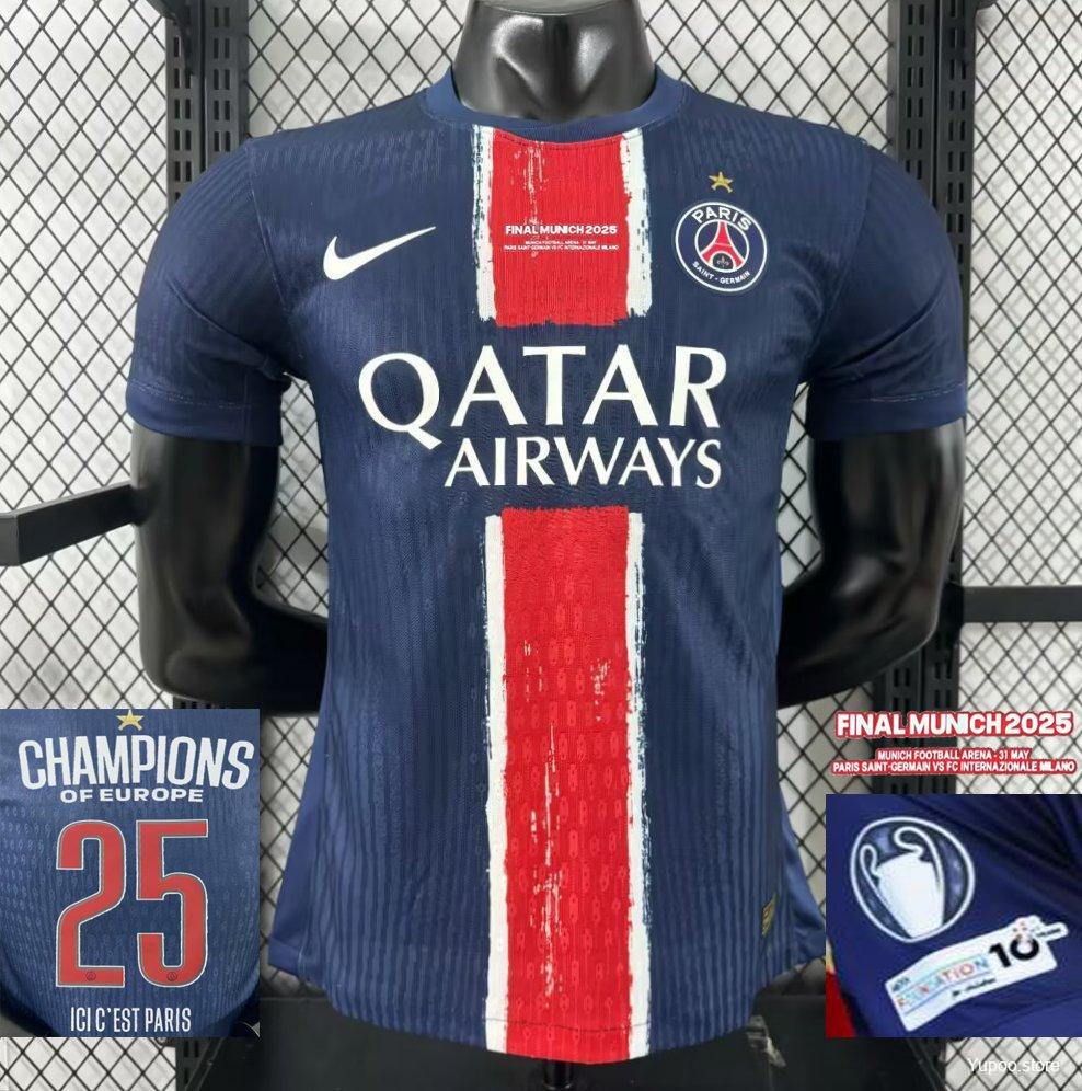 Camiseta de fútbol Paris Saint-Germain 2024/25 LOCAL MANGA CORTA VERSION FAN